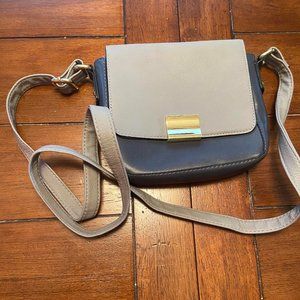 Gray and Black Purse